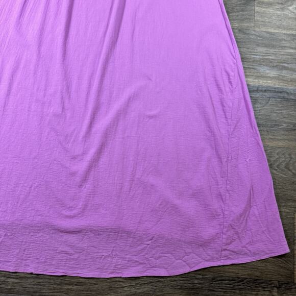 9Seed Lavender Cotton Gauze Long Tulum Tank Dress One Size - Picture 10 of 12